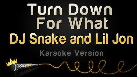 Turn Down for What Karaoke version - Karaoke performance video thumbnail
