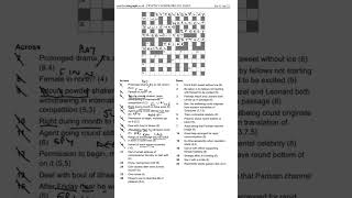 Daily telegraph prize crossword 29885 answers and walkthrough Sat 15th Jan 2022.mp4