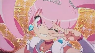 6HP∕シックスハートプリンセス ピンクプリンセス変身シーン (6HP - Six Hearts Princess: Pink Princess transformation sequence)