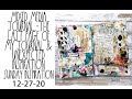 Mixed media art journal page & unexpected inspiration - Sunday inspiration 12 27 20