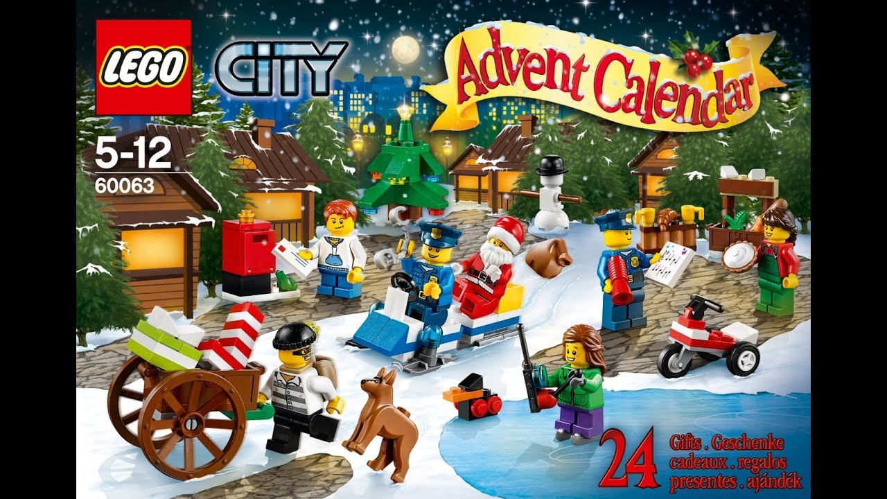 Lego City Christmas advent calendar day 1 YouTube