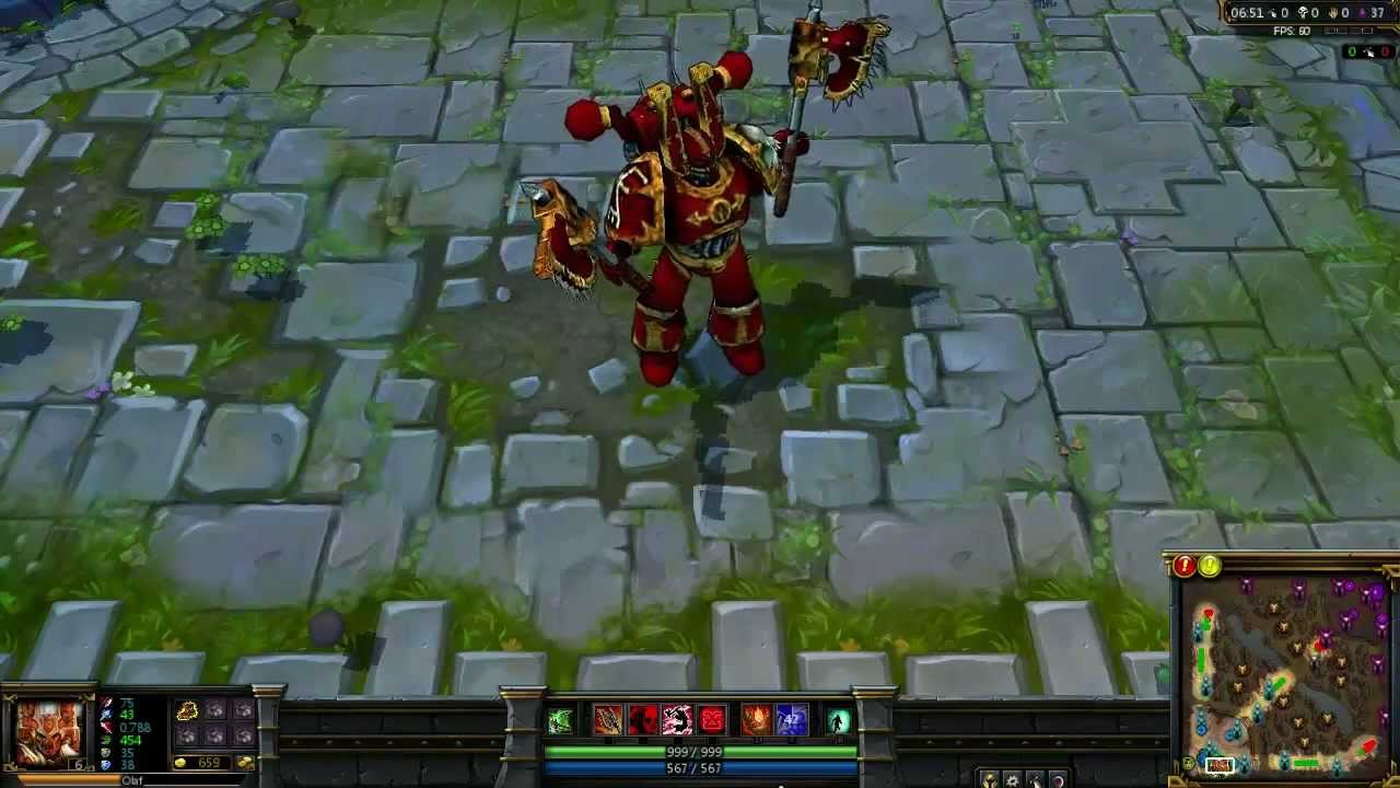 Custom Skin] Reverse Draven by thekillerey - League Of Legends 