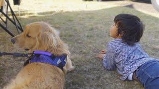 少年と大型犬の最強コンビが可愛すぎた・・・