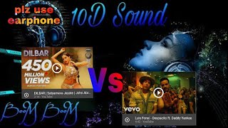 10D LUIS - Despacito ft. Vs. Dilbar Dilbar india song. | 10D song | NEW 2018 Resimi