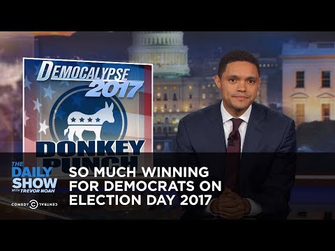 So Much Winning for Democrats on Election Day 2017: The Daily Show