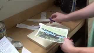 How to Transfer a Photo to Wood and Adjust for Square