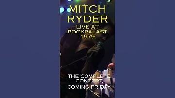 Thumbnail of Mitch Ryder Live At #rockpalast 1979 coming this Friday!  #concert  #livemusic #rock #shorts