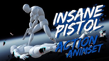 InsanePistolAction AnimSet Unity