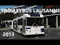 Trolleybuses with trailers in lausanne trolleybus lausannois tl sept 2013