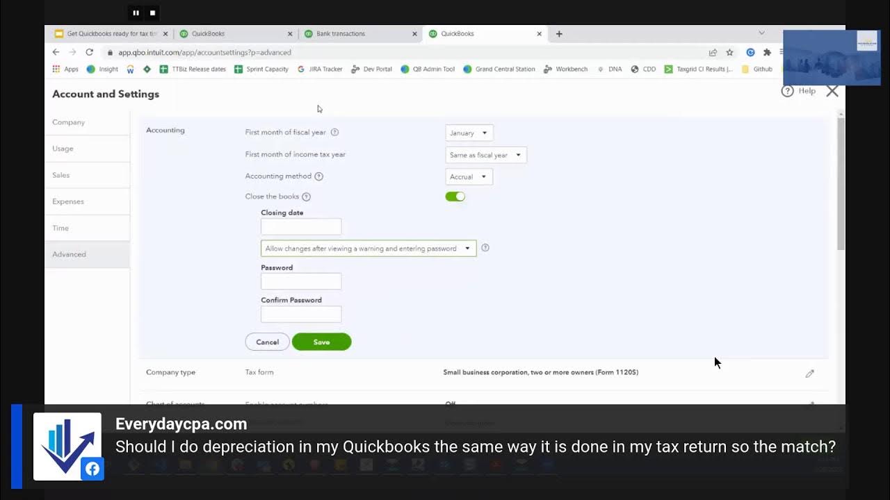 Get QuickBooks Ready for Tax Filing YouTube