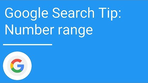 Google Search Tip: Number range