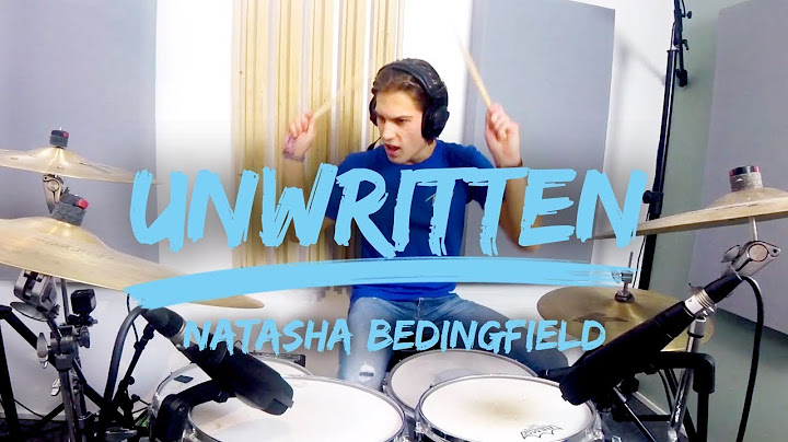 Unwritten Drums version - Drums performance video thumbnail