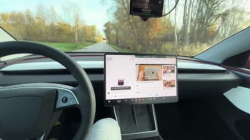 YouTube while driving in your Tesla - Tesla Android 2025.44.1