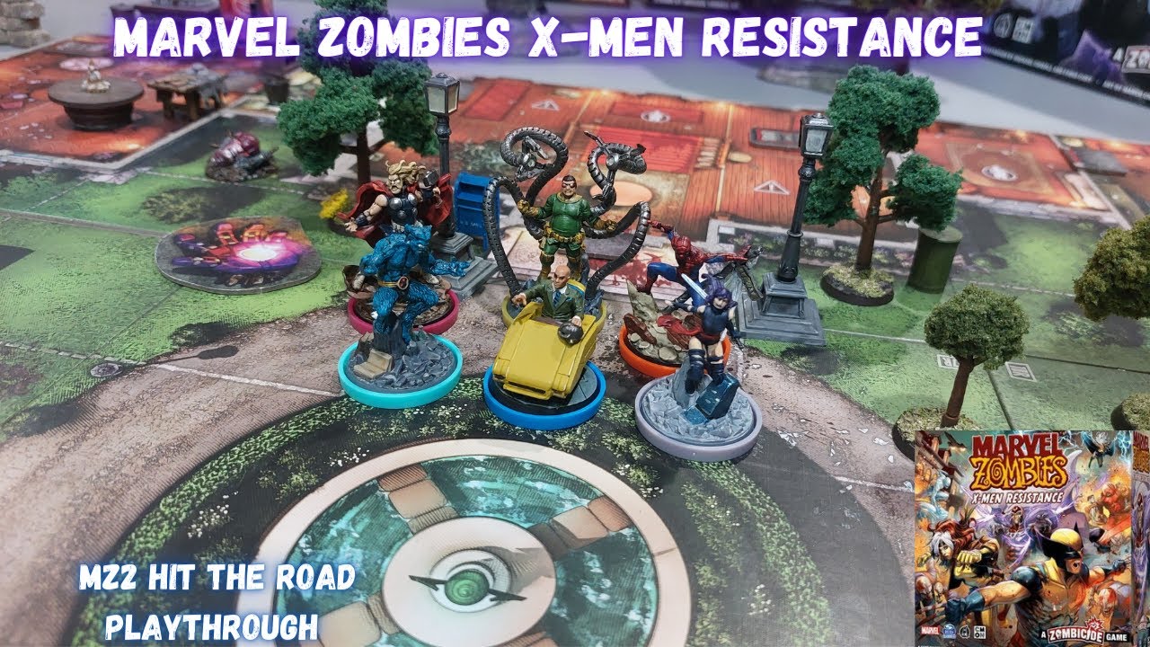 Cartes Supplémentaires Pour Zombicide Marvel Zombies - Ka-Zar Mini + 2 Cartes / X-Men Resistance