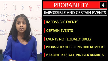 Probability - Impossible And Certain Events - Events Not Equally Likely