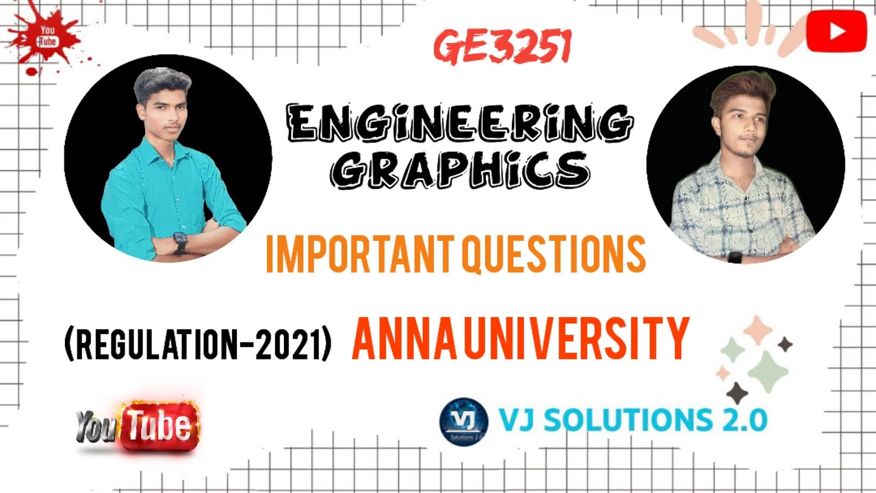 Engineering graphics Important Questions | GE3251 |#annauniversity #eg ...