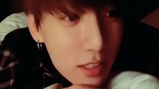 [My_BTS]Cute Junkook streaming on Vlive Alone...