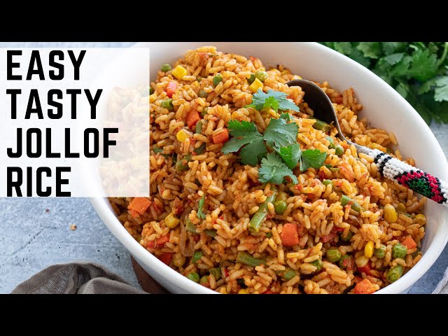 CAMEROON JOLLOF RICE RECIPE: EASY METHOD