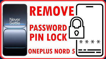 Hoe u de wachtwoord- of pincodevergrendeling op uw OnePlus Nord 5 verwijdert