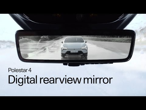 Polestar 4 digital rearview mirror | Polestar