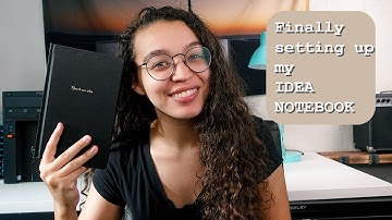 IDEA NOTEBOOK || Set up my idea notebook with me || How to use writer
