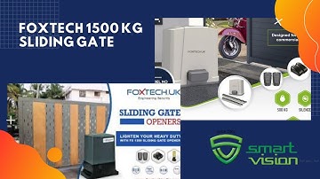 FOXTECH 1500 KG MOTOR | SLIDING MOTOR KERALA| SLIDING GATE AUTOMATION
