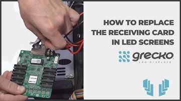 How to Replace the Receiving Card in Grecko LED Screens | Techled