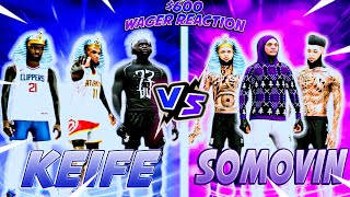 Keife Wagered SoMovin For $600 On NBA2K21 To See Who The Better Guard Is *MUST SEE* 🤫 | REACTION