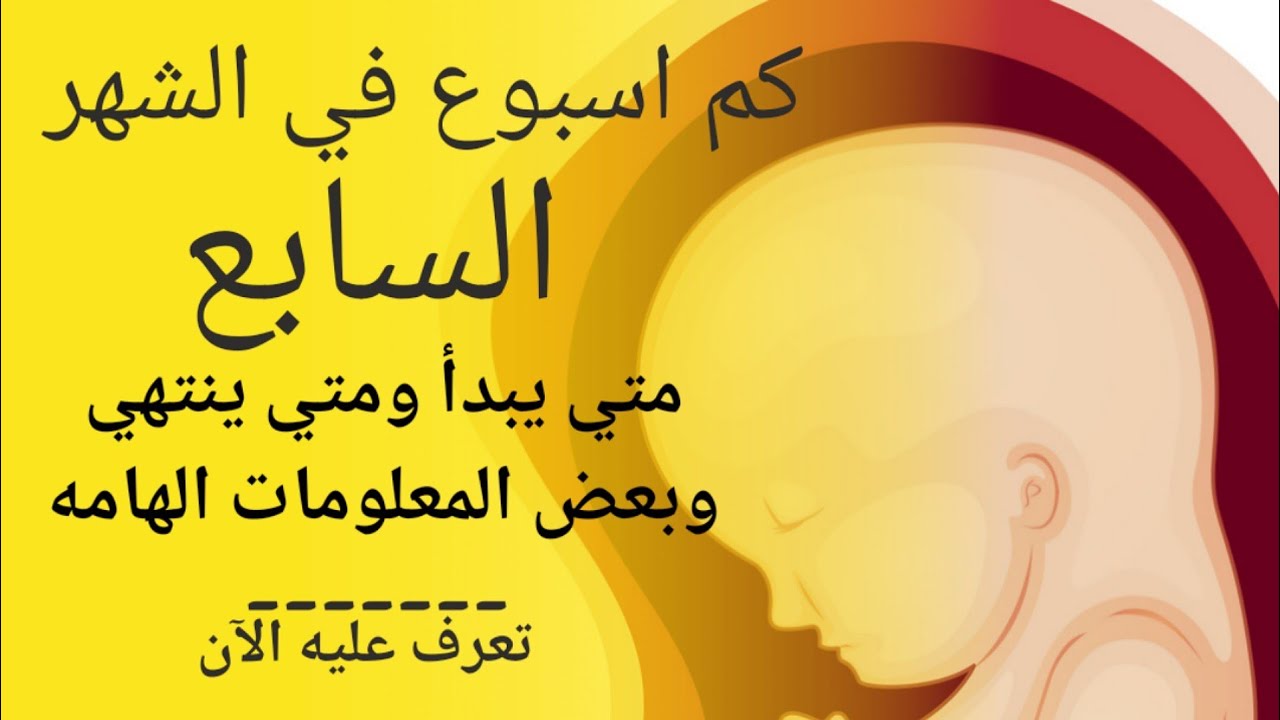 الشهر السابع اي اسبوع