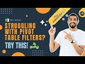 Master Pivot Table Filtering in Excel | Boost Your Data Analysis Skills in Tamil
