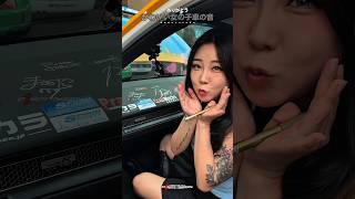 Hana Beautiful Girl Reacts to INSANE Zonda or Lamborghini Turbo Sounds! 👑