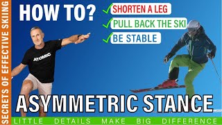 Secrets of Effective Skiing: How to Lift a Leg with a Stable Posture & Pull Back the Inside Ski