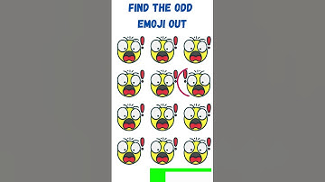 How Good Are Your Eyes #135 | Find The Odd Emoji Out | Brain Games | Spot The Difference Challenge