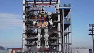 Gundam Factory Yokohama - RX-78 F00 Hangar Gangway Activation [HD]
