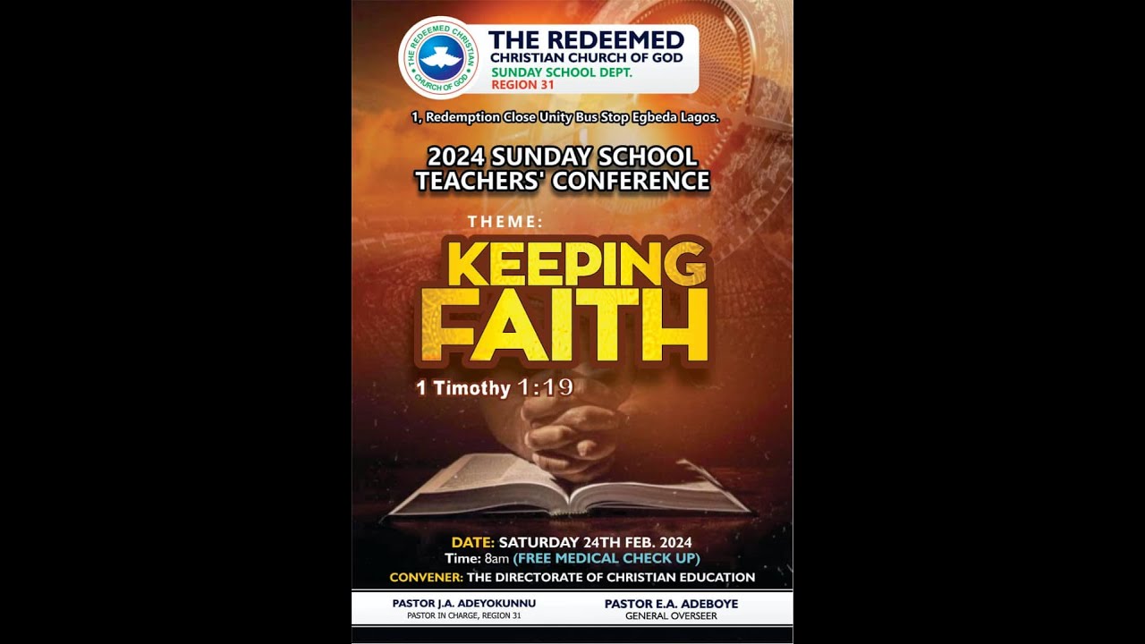 2024 SUNDAY SCHOOL TEACHERS' CONFERENCE - YouTube