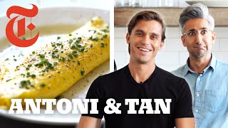 Tan and Antoni in the Kitchen