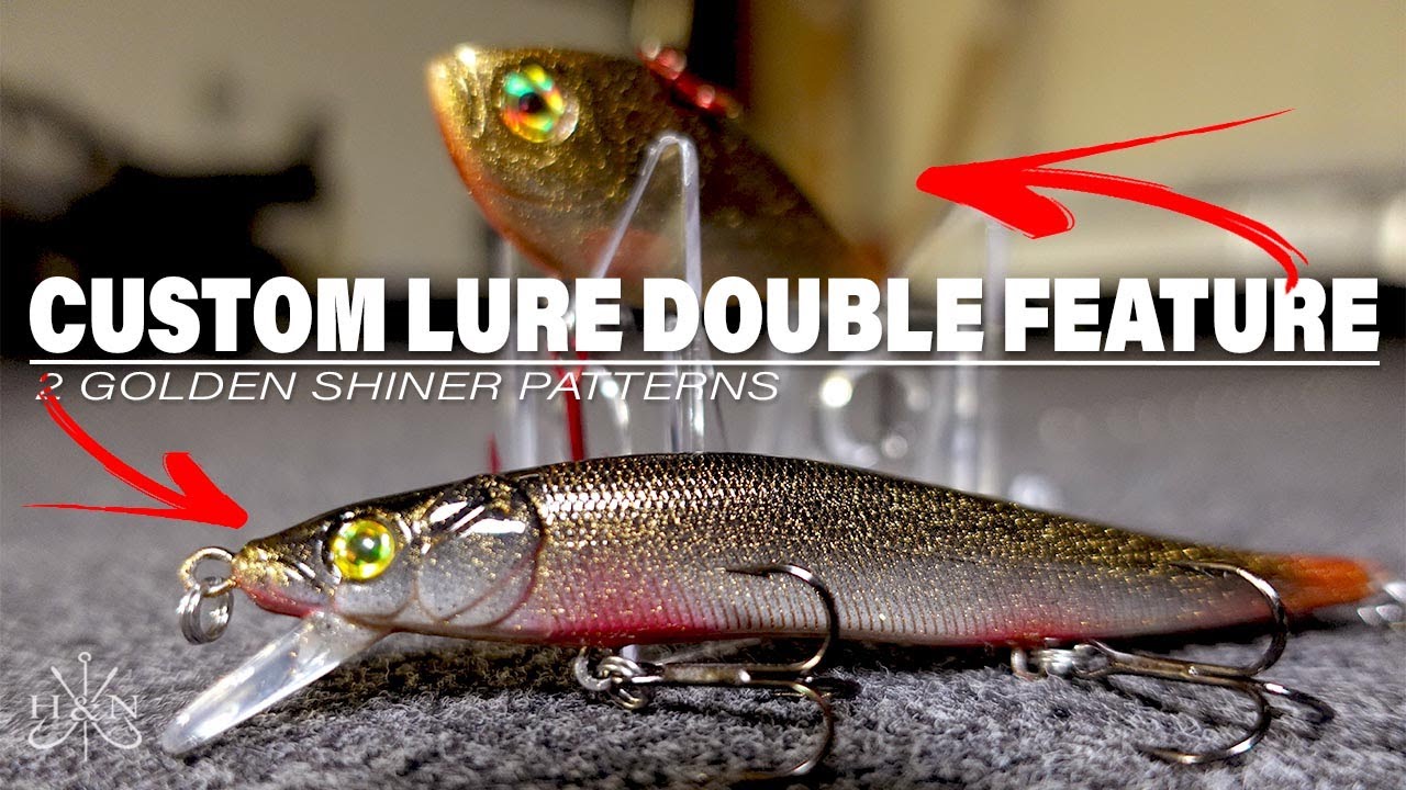 Lure Painting Pattern Experiment | 2 Lures in 1 (jerk bait