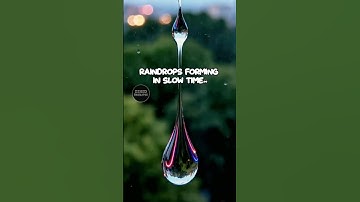Raindrops Forming in Slow Time | Mesmerizing Timelapse of Nature’s Calm