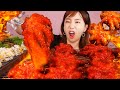 [Mukbang ASMR] FIRE🔥 불타오르는 쭈꾸미🐙직화구이 먹방! Grilled Spicy Webfoot octopus Fire Show Eatingshow Ssoyoung