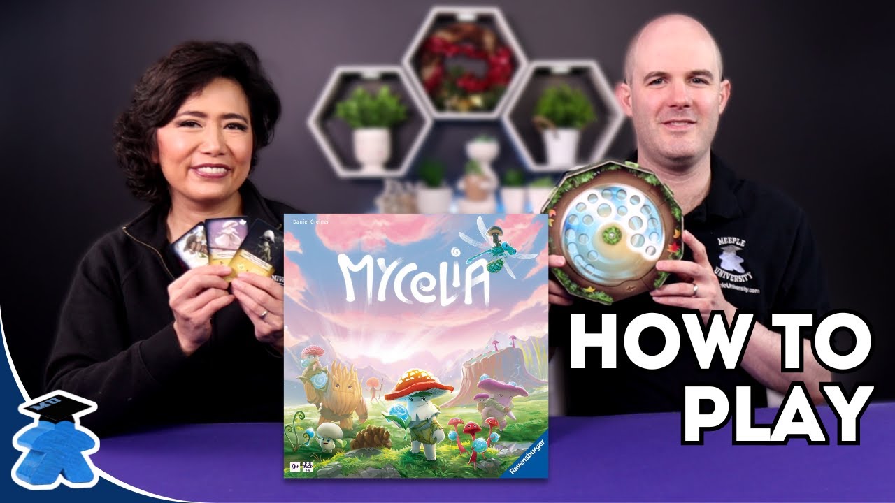 Mycelia - How to Play. Basic and Advance Rules, and Icons Explanation Included. A 🍄Race Puzzle.