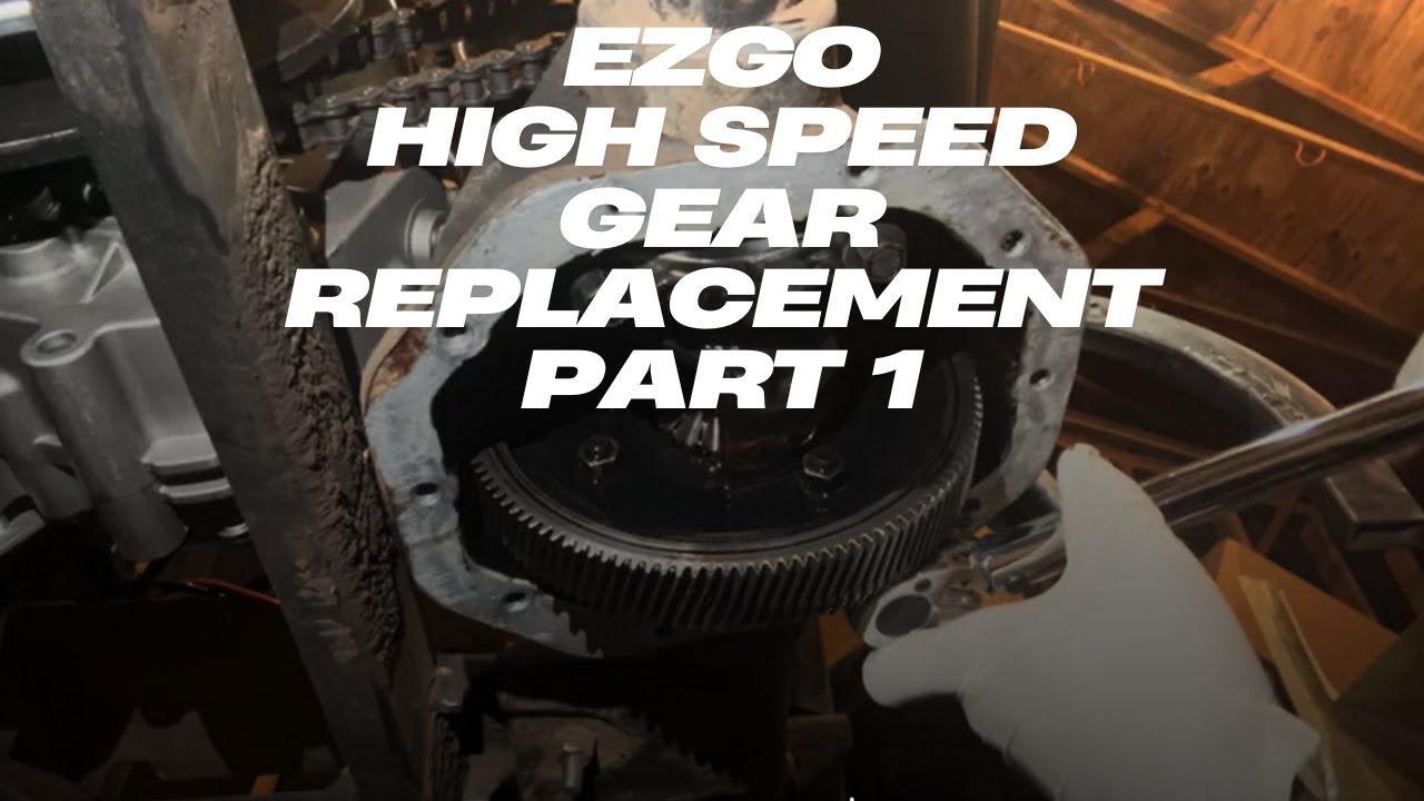 EZGO Rear End Gear Removal & Replacement (Part 1)