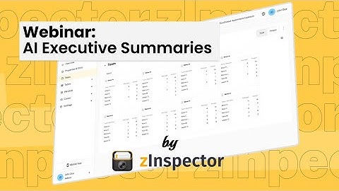 Replay: AI Executive Summary for Property Managers. Instantly Analyze Any Inspection with zAssistant