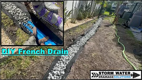 French Drains For Yard Drainage - How To Build A French Drain