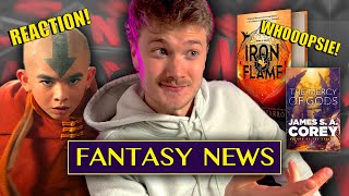 Spotify V. Audible Escalates!🤼 NEW JAMES S.A. COREY SERIES!👽 Iron Flame Slips Up🐉 ~FANTASY NEWS~