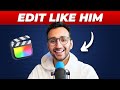 How to edit shorts like ali abdaal in final cut pro