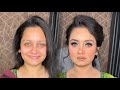 Mehendi bridal makeup tutorial by manveenmakeovers  simple and easy steps  full tutorial 