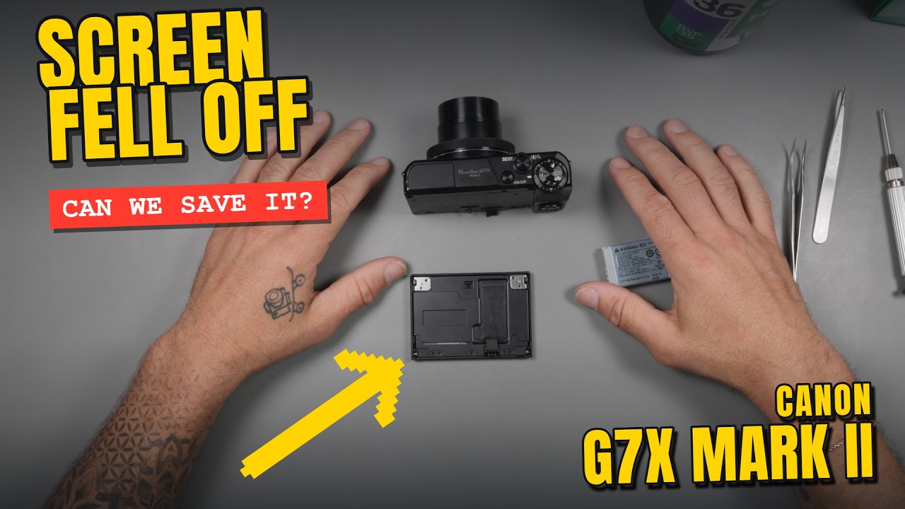 Canon G7X Mark II Screen Fell Off – Can We Save It? - YouTube