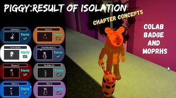 HOW TO GET THE PIGGY THE RESULT OF ISOLATION CHAPTER CONCEPTS "COLAB BADGE"