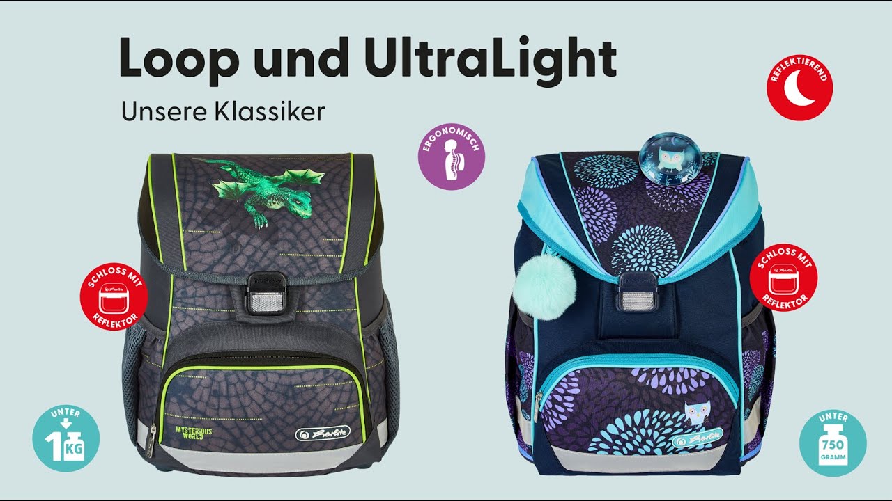 herlitz Schulranzen Modelle Loop und UltraLight einfach erklärt