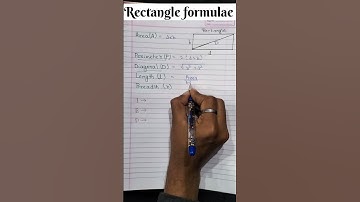 Rectangle formulae | Maths trick | #shorts #tricks #mathsclass #geometry
